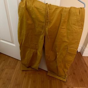 Cantos stretch waste cropped pants